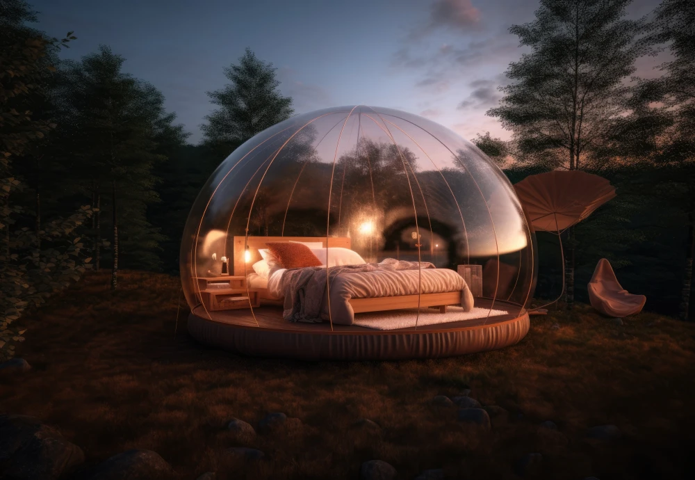 inflatable lawn tent bubble